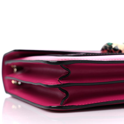 Bulgari Calfskin Serpenti Forever Shoulder Bag Pink 7 of 8