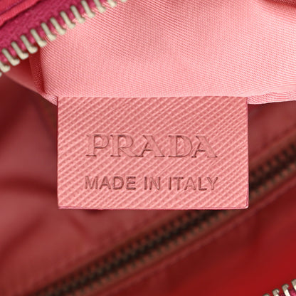 Prada Tessuto Nylon Saffiano Messenger Bag Ibisco 7 of 16
