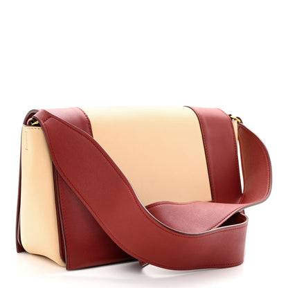 Celine Shiny Smooth Calfskin Medium Frame Shoulder Bag Ruby Nude 3 of 12