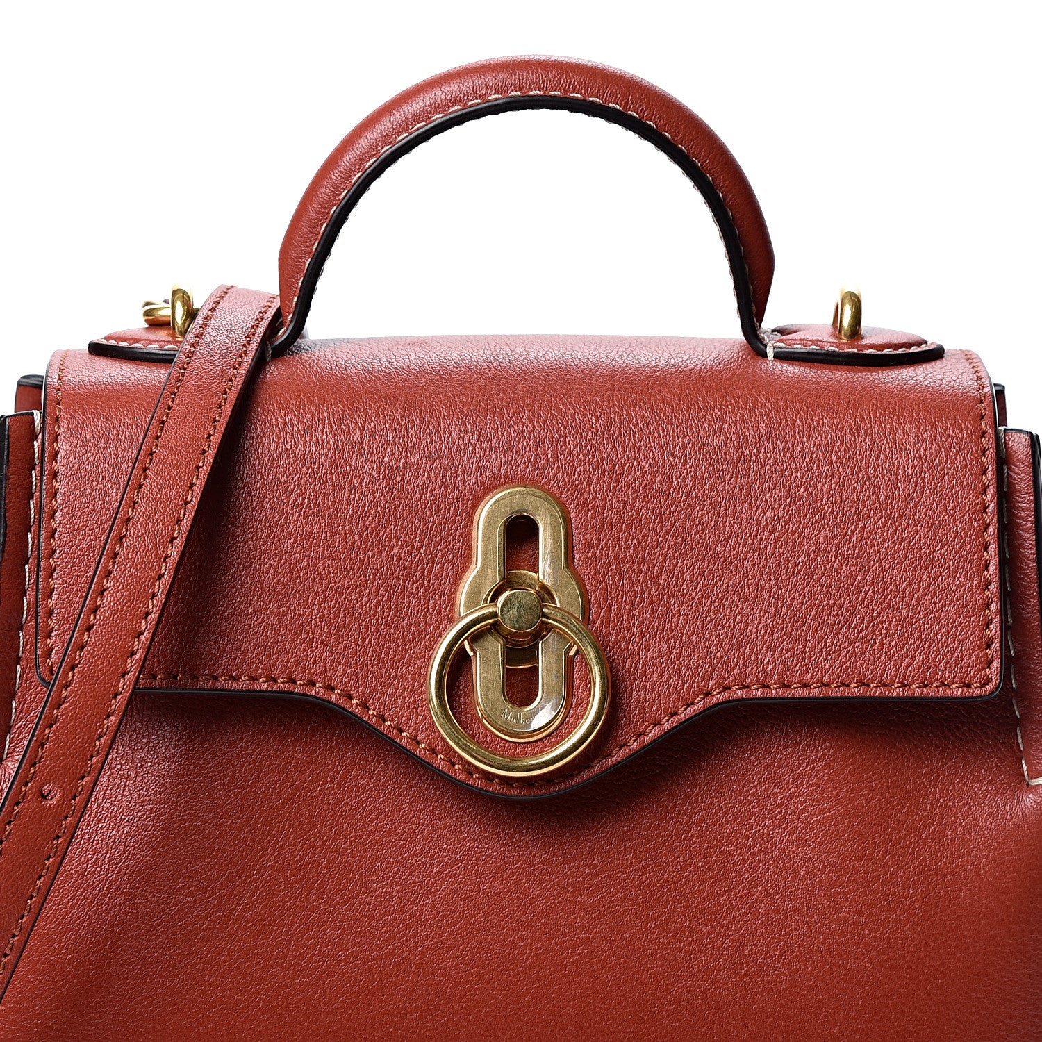 Mulberry Silky Calfskin Micro Seaton Rust 5 of 8