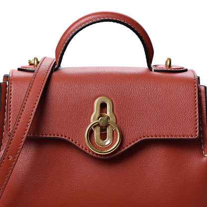 Mulberry Silky Calfskin Micro Seaton Rust 5 of 8