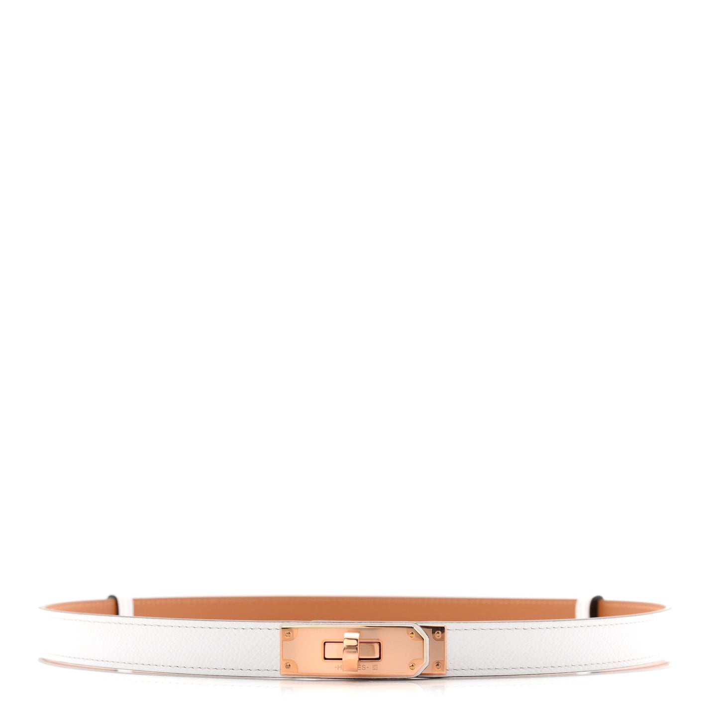 Epsom Kelly Belt White