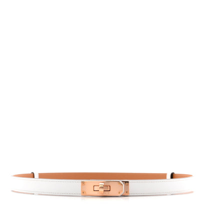 Hermes Epsom Kelly Belt White 1 of 4