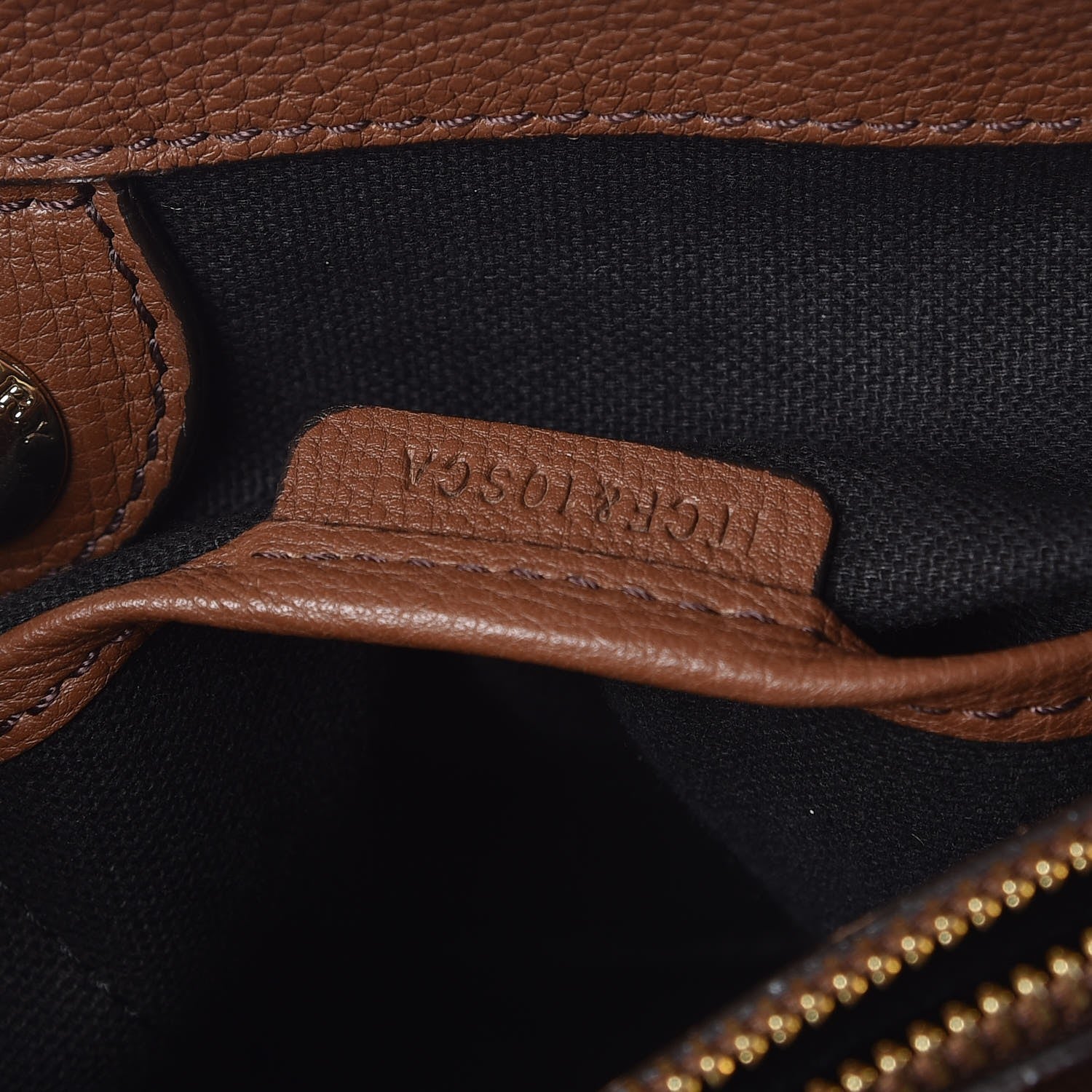 Burberry Derby Calfskin House Check Medium Banner Tote Tan 8 of 9