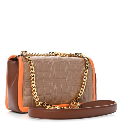 Burberry Lambskin Quilted Small Lola Bag Brown 2 of 4