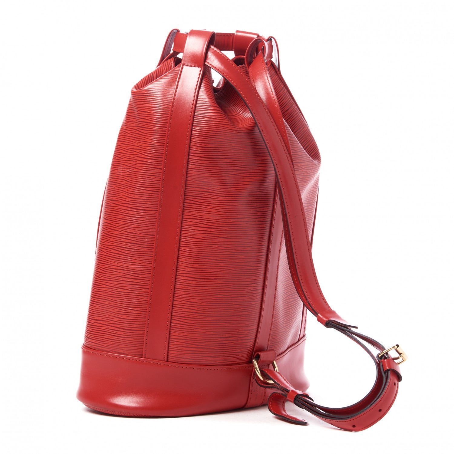 Louis Vuitton Epi Randonnee PM Castillan Red 2 of 9