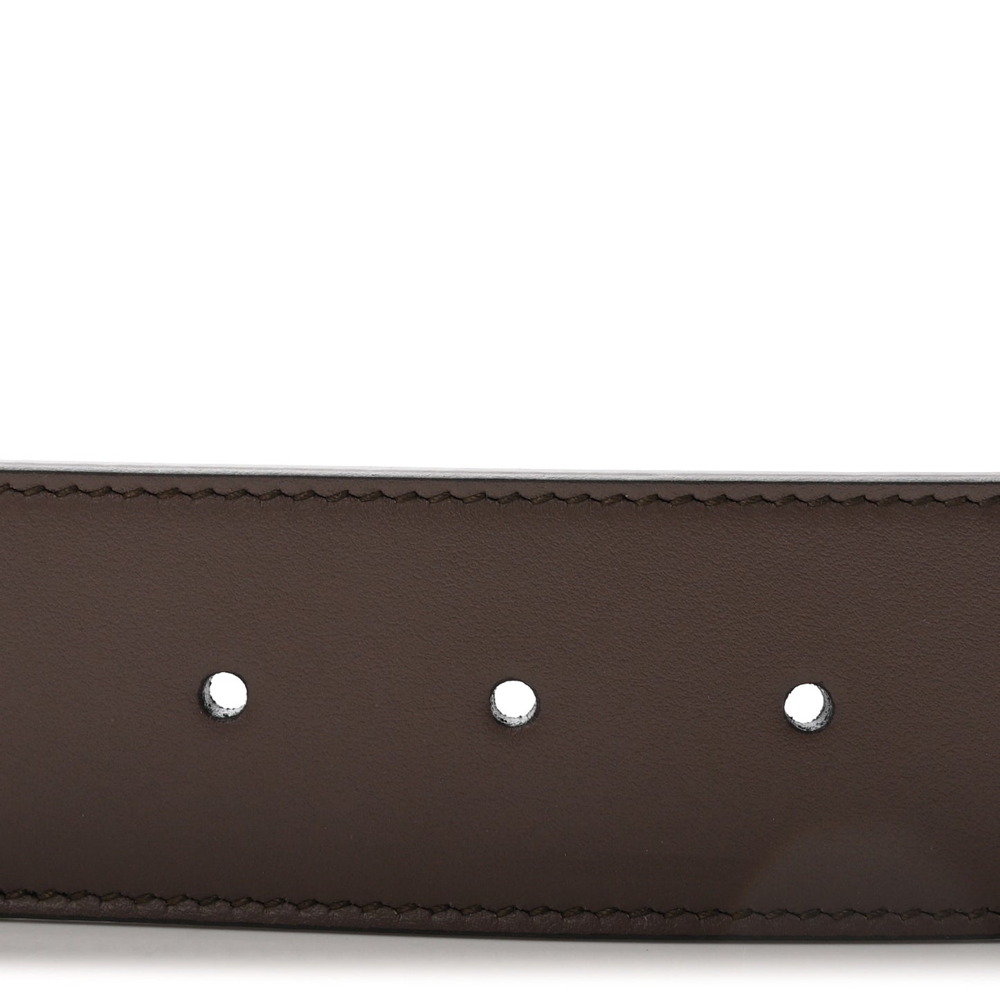 GG Supreme Monogram Matte Plutone Calfskin Double G 40mm Belt 75 30 Beige Ebony New Acero