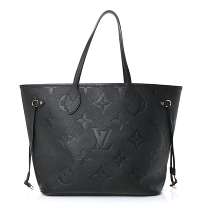 Louis Vuitton Empreinte Monogram Giant Neverfull MM Black 1 of 8