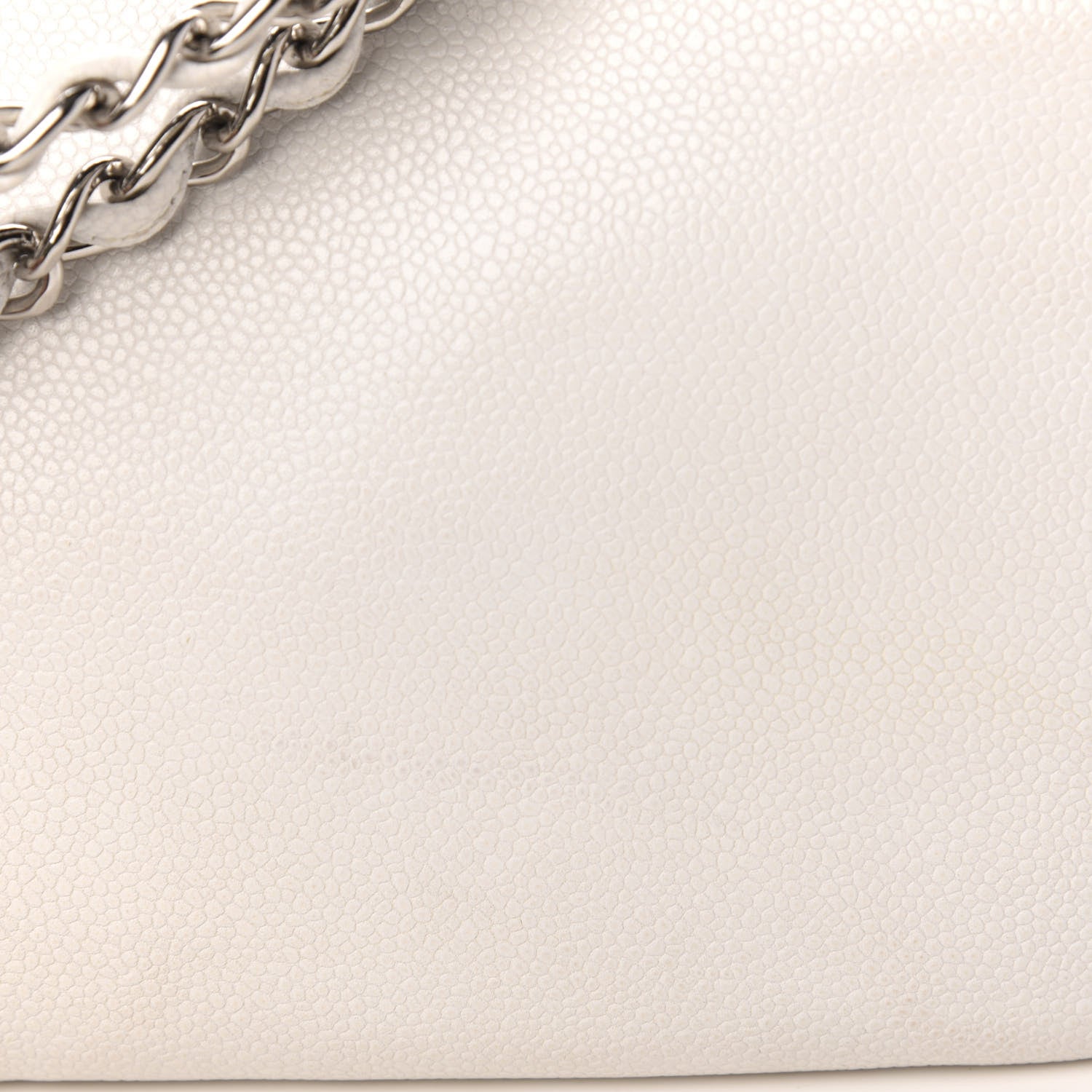 Chanel Caviar Large Timeless CC Flap White 10 of 11