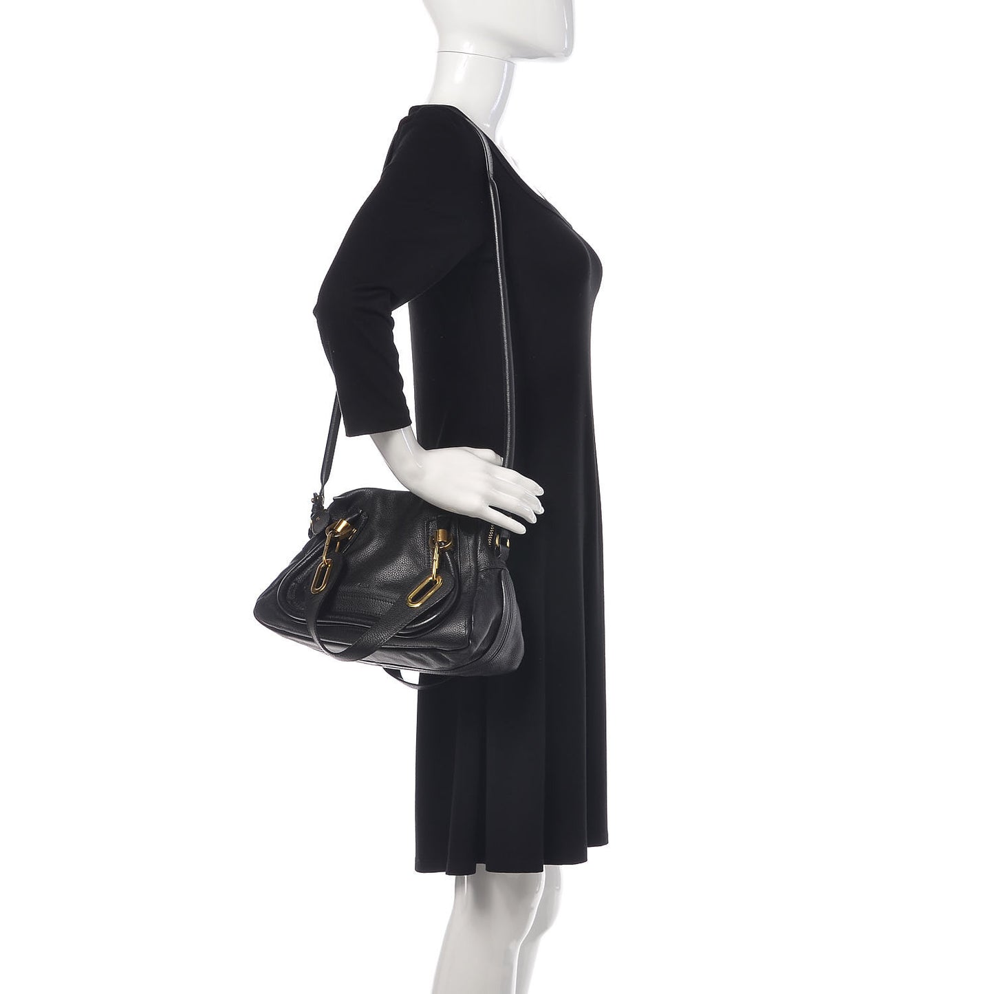 Calfskin Small Paraty Black