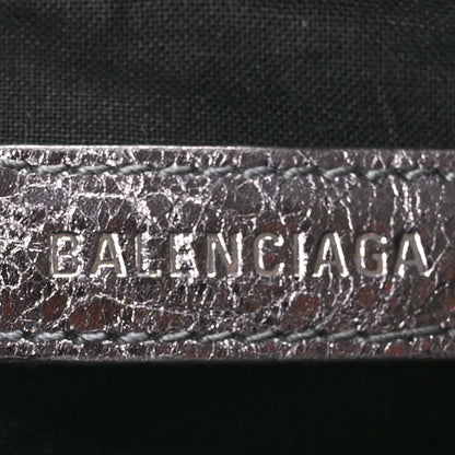 Balenciaga Metallic Agneau Arena Le Cagole Shoulder Bag XS Silver 7 of 12