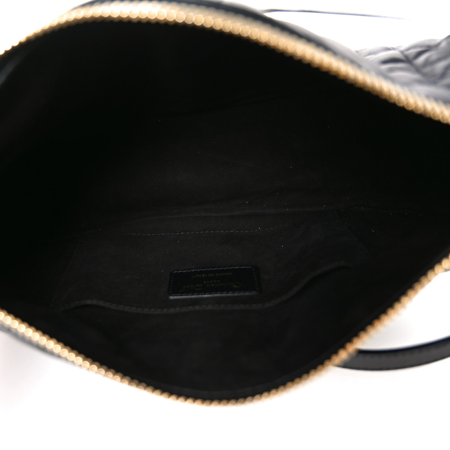Christian Dior Lambskin Cannage Medium Dior Vibe Hobo Bag Black 4 of 8