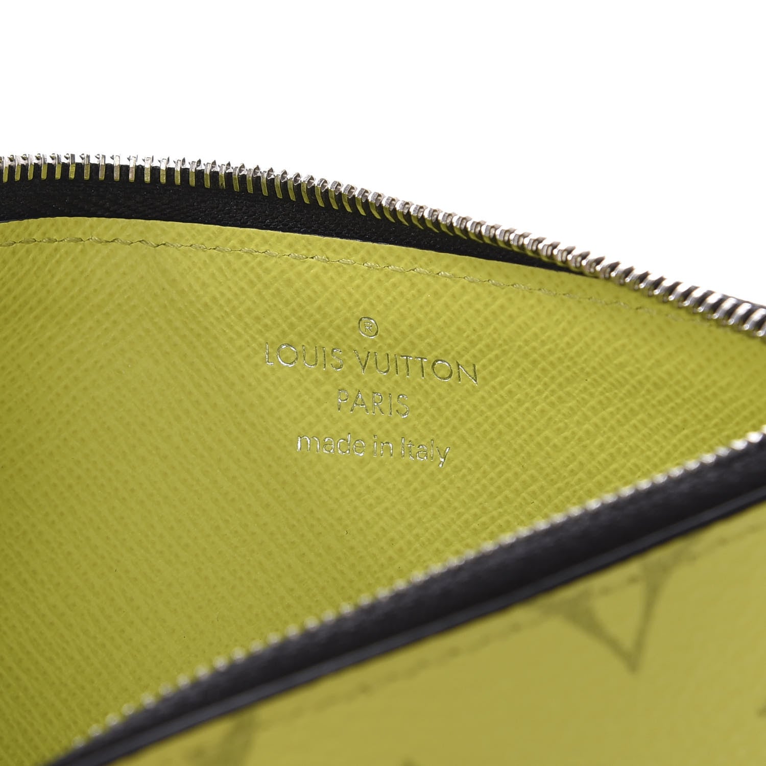 Louis Vuitton Monogram Taiga Coin Card Holder Yellow 5 of 7