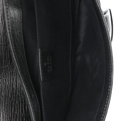 Gucci Monogram Horsebit Chain Clutch Black 4 of 9