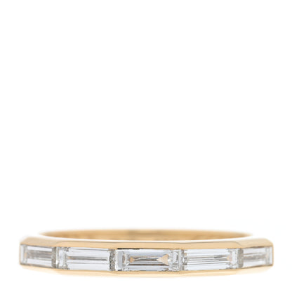 David Yurman 18K Yellow Gold Diamond DY Delaunay Band Ring 58 8.5 1 of 4