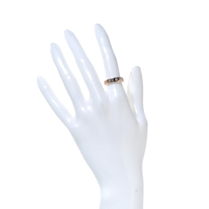 Bulgari 18K Rose Gold Diamond B.Zero1 Essential Band Ring 50 5.25 2 of 4