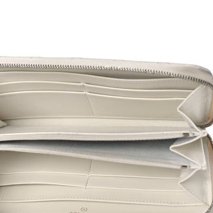 Chanel Caviar Quilted Large Gusset Zip Around Wallet White 5 of 20