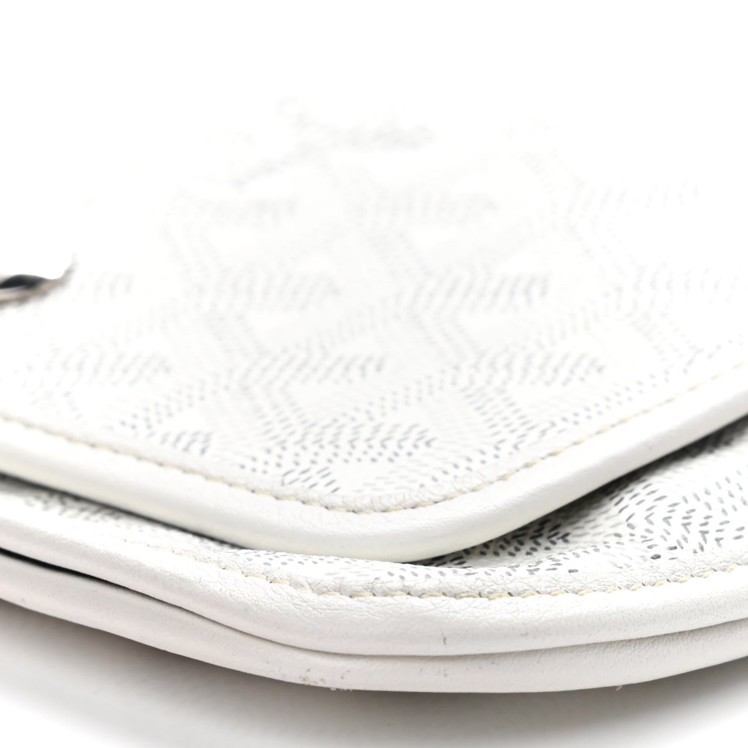 Goyard Goyardine Plumet Wallet Clutch White 7 of 12