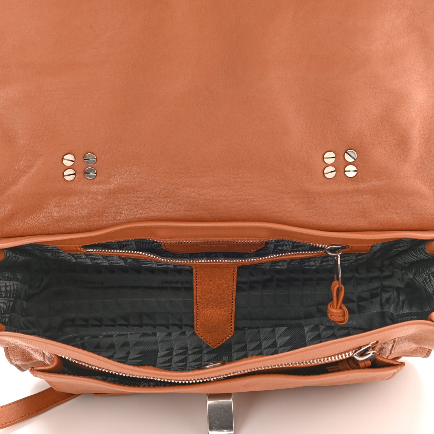 Proenza Schouler Lambskin Medium PS1 Satchel Saddle 5 of 8