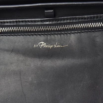 3.1 Phillip Lim Mini Embroidered Pashli Satchel White Black 6 of 13