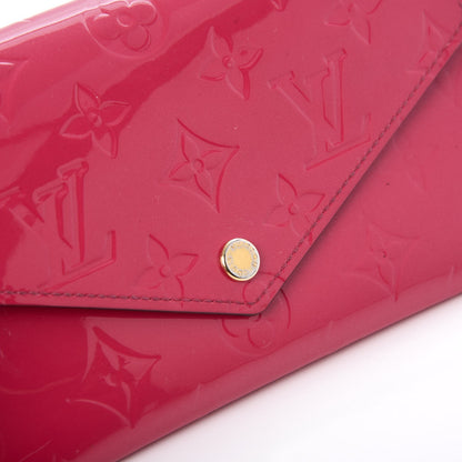 Louis Vuitton Vernis Jeanne Wallet Hot Pink 5 of 8