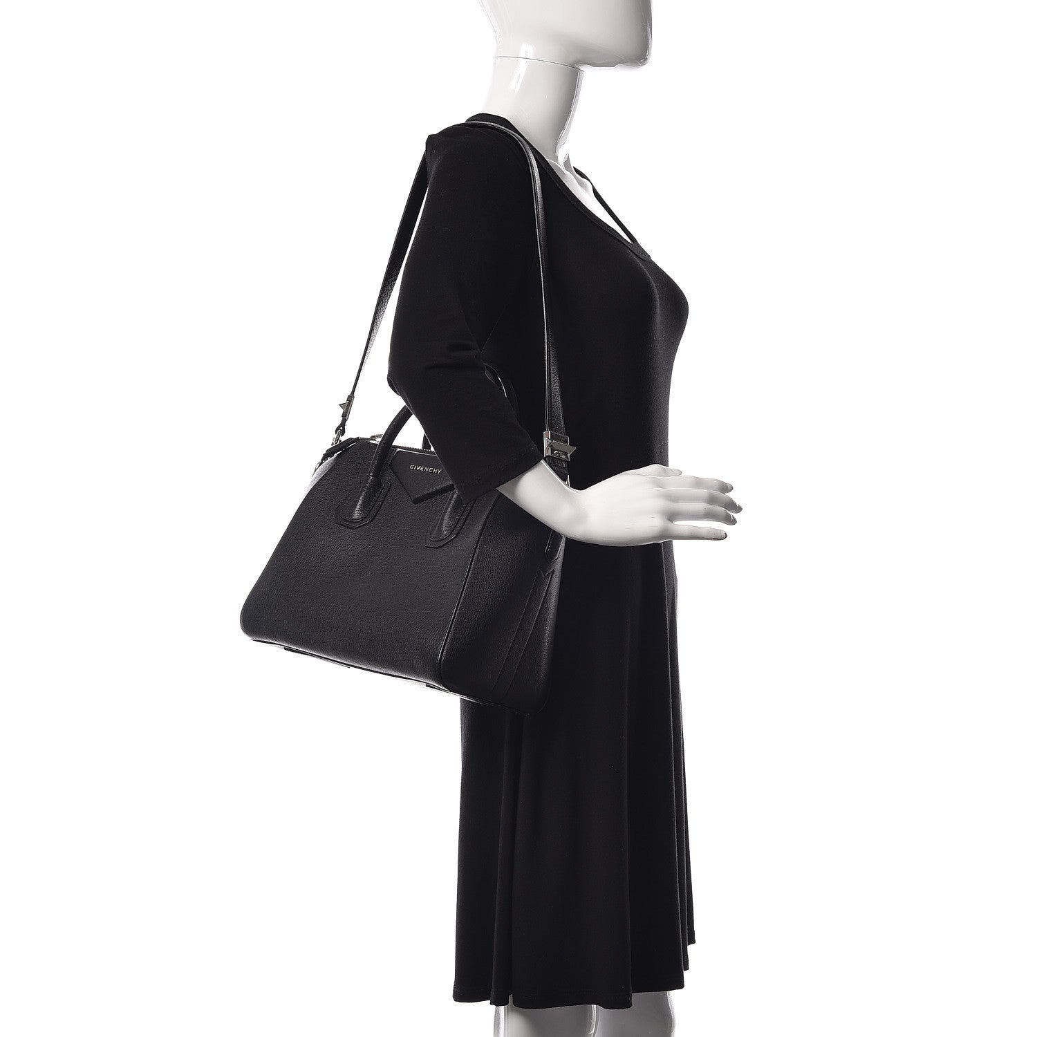 Givenchy Sugar Goatskin Small Antigona Black 2 of 16