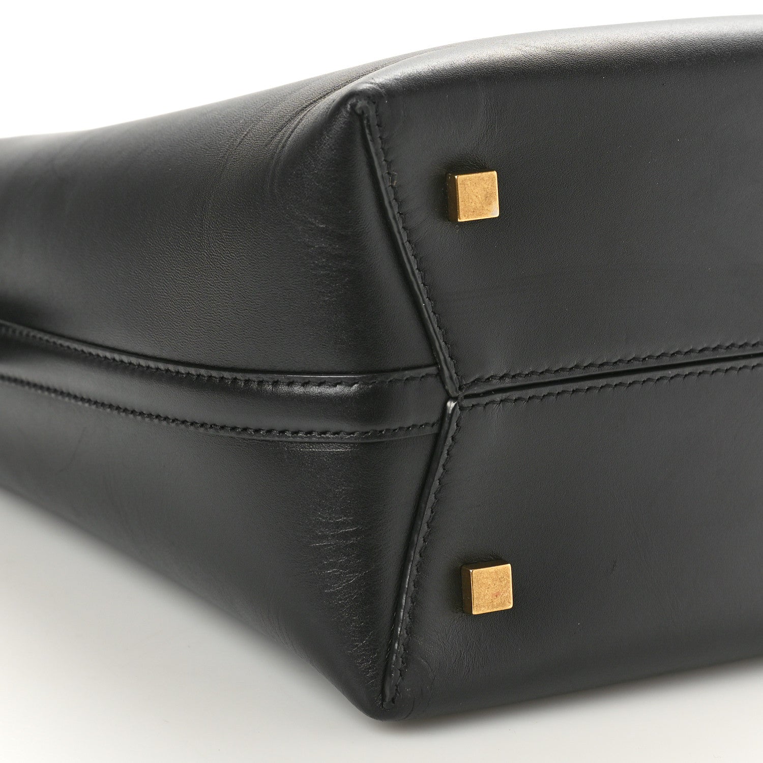 Saint Laurent Shiny Calfskin Le 37 Mini Bucket Bag Black 8 of 9