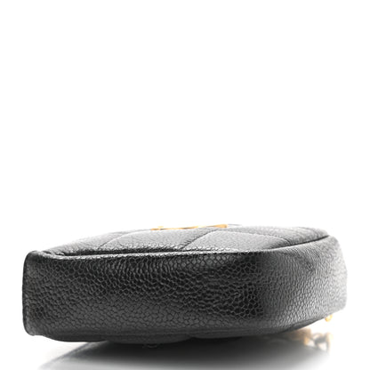 Chanel Caviar Quilted Coin Purse Belt Bag Black 4 of 12