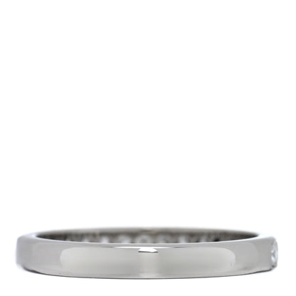 Cartier Platinum Diamond 1895 Wedding Band Ring 51 5.75 3 of 5