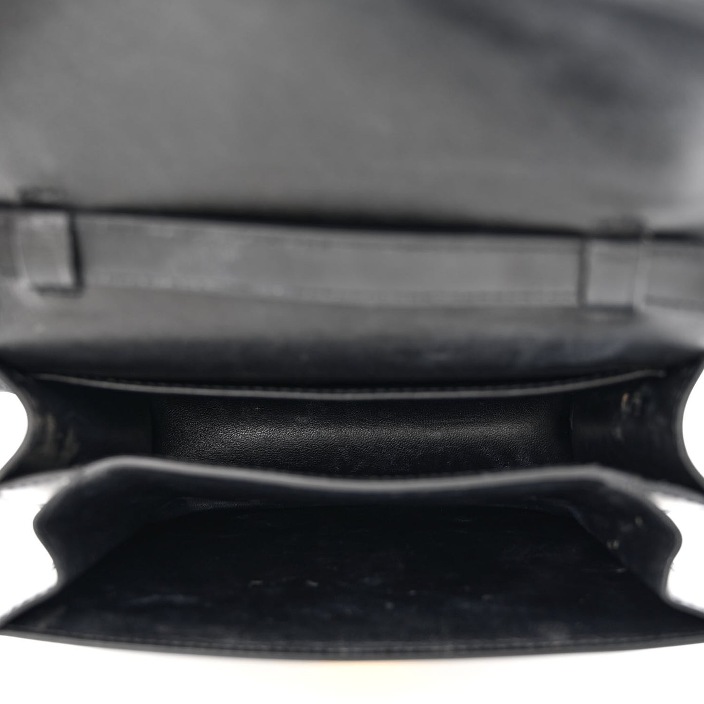 Box Calfskin Teen Classic Box Flap Bag Black