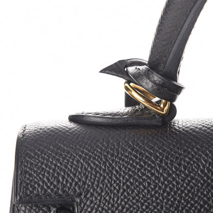 Hermes Epsom Kelly Sellier 25 Black 26 of 41
