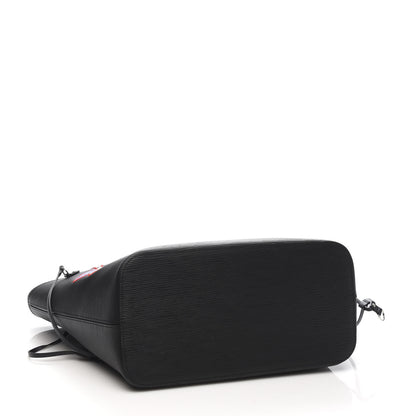 Louis Vuitton Epi Stickers Neverfull MM Black 5 of 10