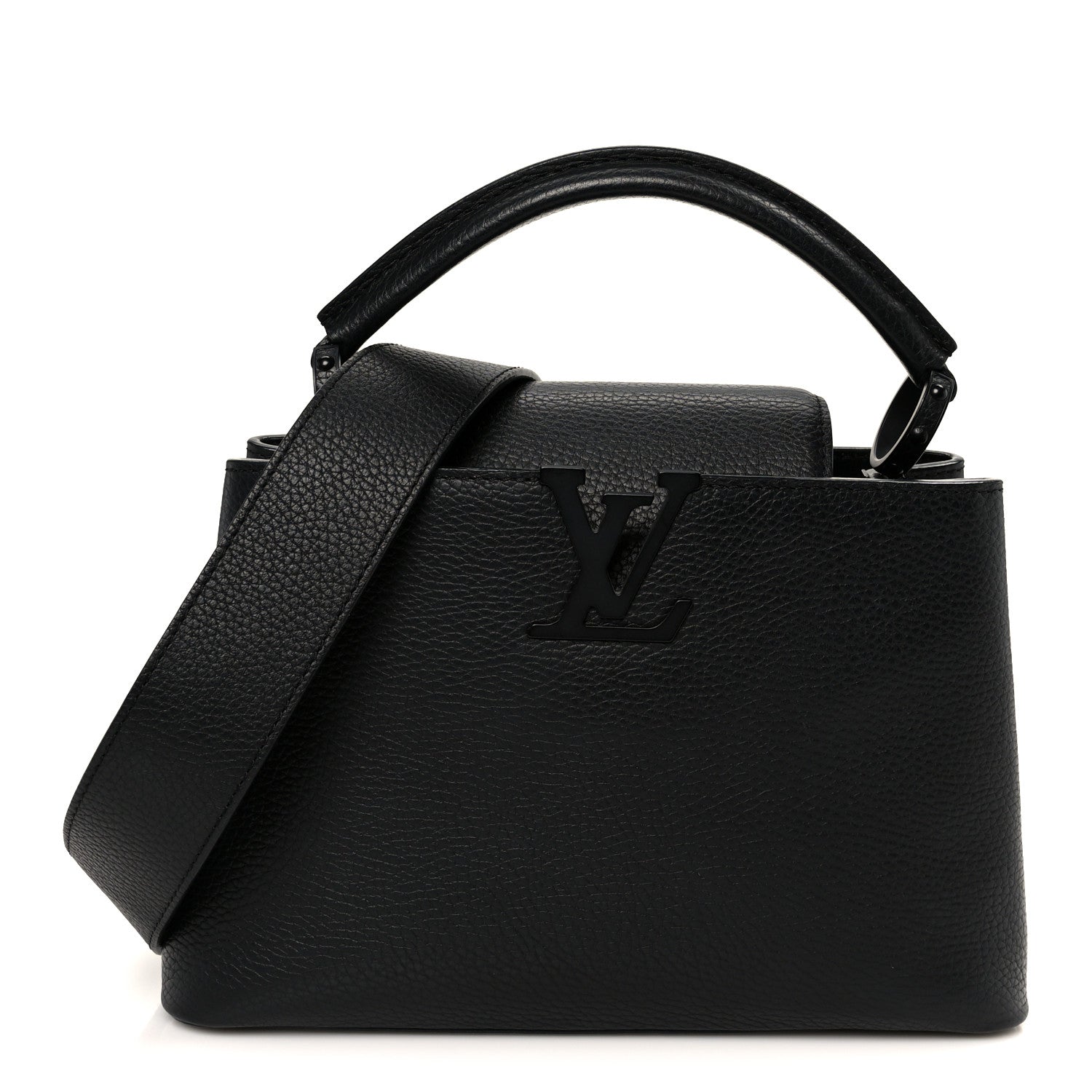 Louis Vuitton Taurillon Capucines BB Matte Black 1 of 9