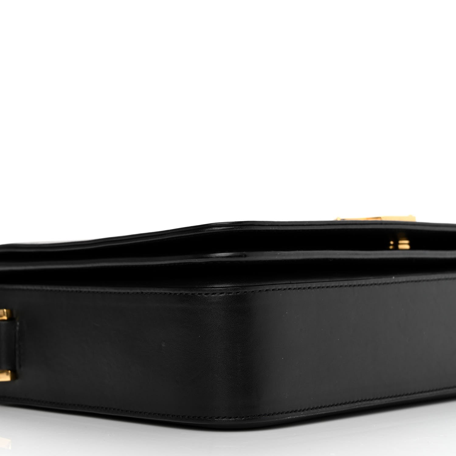 Saint Laurent Smooth Calfskin Medium Classic Monogram Universite Bag Black 8 of 12