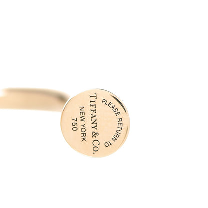 Tiffany 18K Yellow Gold Return to Tiffany Circle Edge Cuff Bracelet 4 of 6