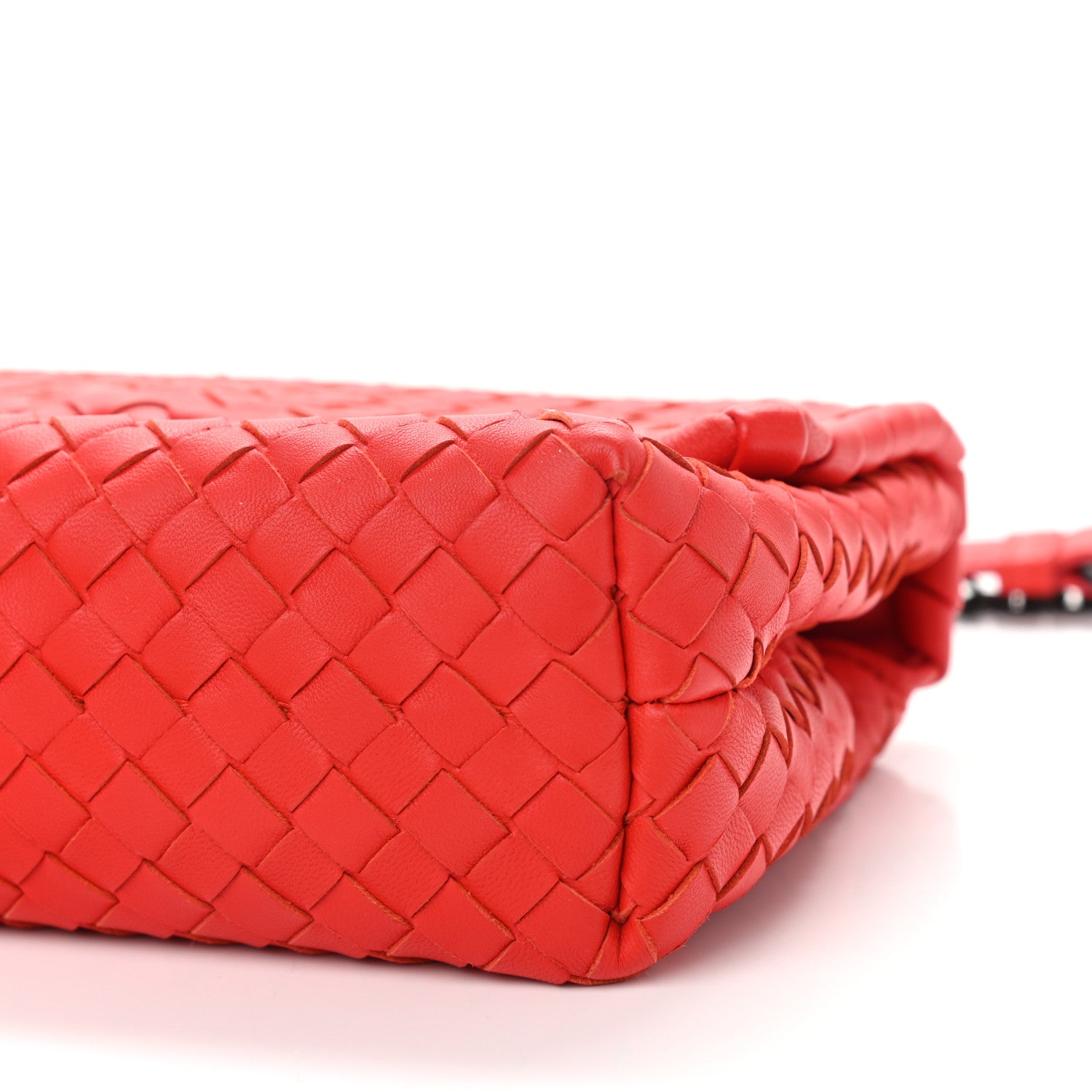 Bottega Veneta Nappa Intrecciato Baby Olimpia Shoulder Bag Vesuvio 10 of 10