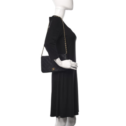 Chanel Lambskin Quilted Small Single Flap Bag Black 2 of 11