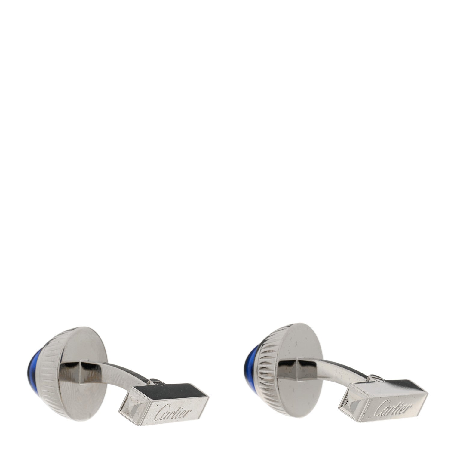 Cartier Palladium Sterling Silver Blue Spinel R De Cartier Biplane
