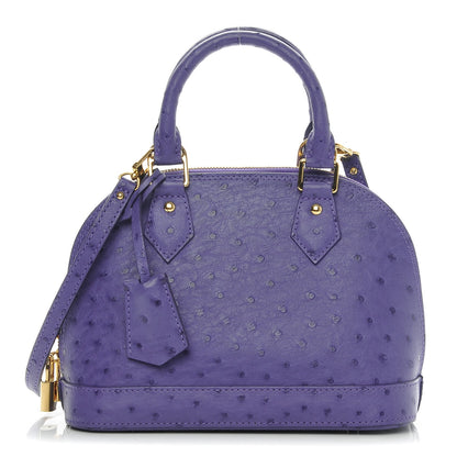 Louis Vuitton Ostrich Alma BB Figue 1 of 6