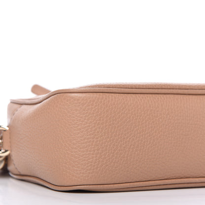 Gucci Pebbled Calfskin Small Soho Disco Bag Rose Beige 6 of 10