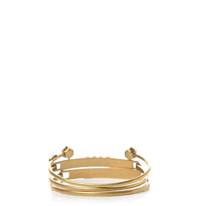 Christian Dior Metal Crystal Dio(r)evolution Bracelet Set Gold 3 of 5