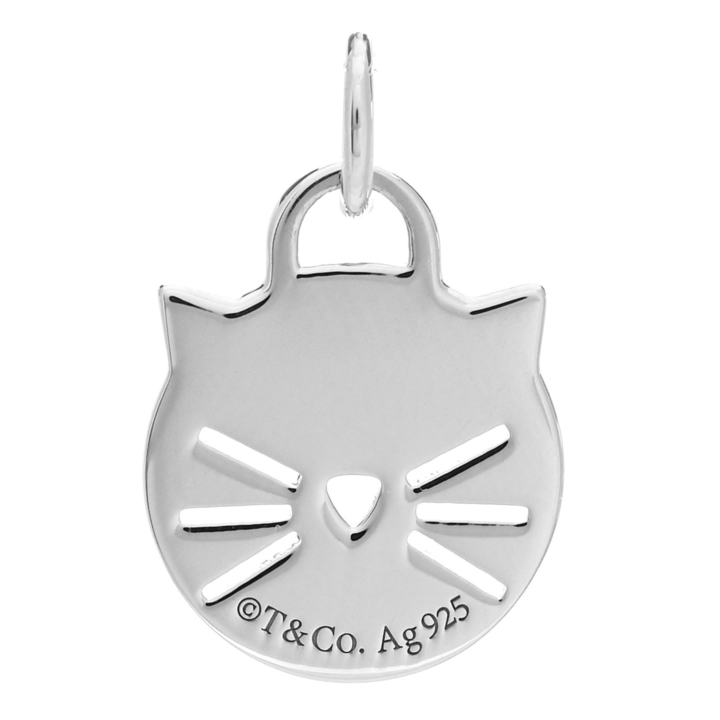 Sterling Silver Return to Tiffany Cat Charm