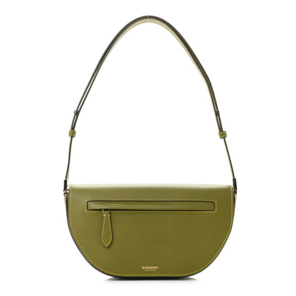 Burberry Calfskin Small Olympia Shoulder Bag Dark Fern 1 of 10