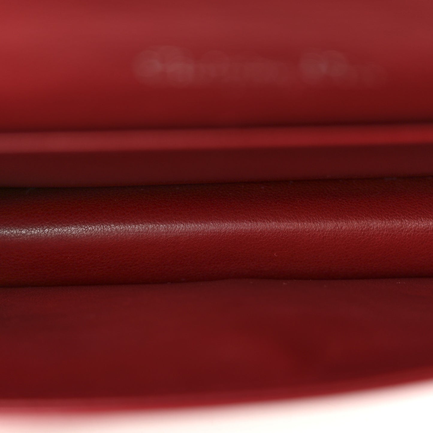 Patent Cannage Lady Dior Clutch Red