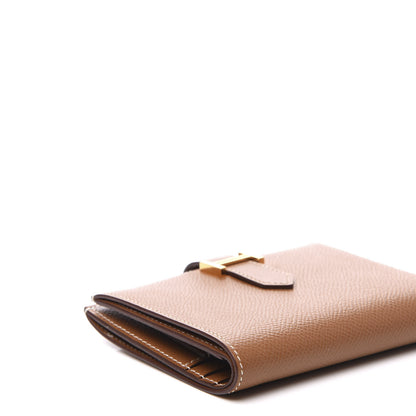 Hermes Epsom Bearn Compact Wallet Gold 6 of 8