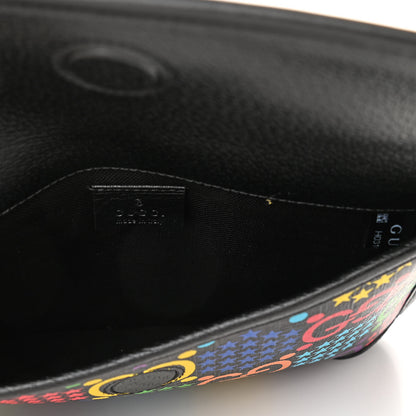 Gucci GG Supreme Monogram Psychedelic Slim Belt Bag Black 5 of 10
