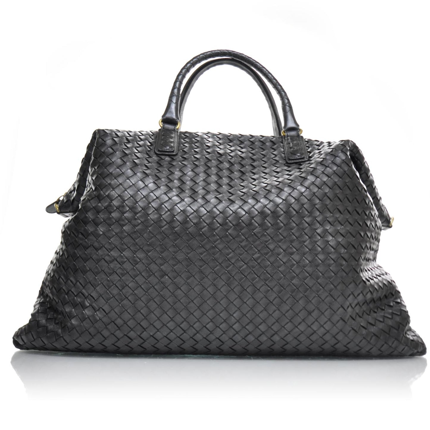 Nappa Intrecciato Convertible Bag Nero Black