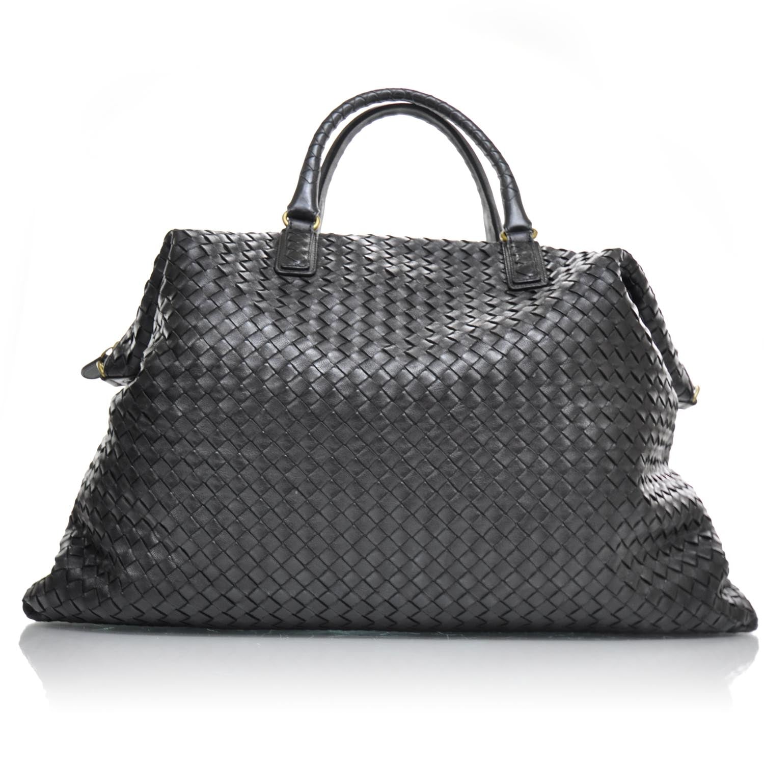 Bottega Veneta Nappa Intrecciato Convertible Bag Nero Black 3 of 10