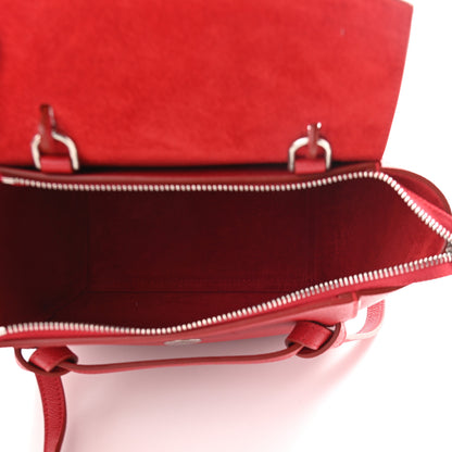 Celine Grained Calfskin Nano Belt Bag Coquelicot 4 of 8