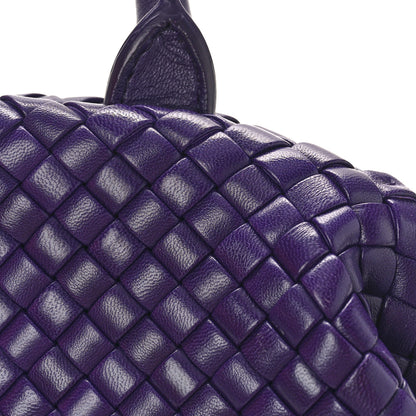 Bottega Veneta Nappa Intrecciato Small Padded The Handle Tote Purple 9 of 10